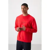 Tommy Life Bedrukt Fleece Sweater- en Broekset