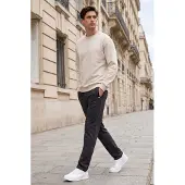 Tommy Life Heren Slim Fit Rechte Pantalons van Zweetstof