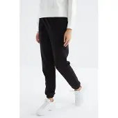 Tommy Life Dames Hoge Taille Fleece Joggingbroek