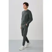 Tommy Life Heren Katoen-Polyester Fleece Sweatshirt en Broek Set