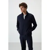 Tommy Life Heren Gebreide Fleece Sweatshirt en Broek Set