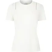 Castore Dames Aeromesh Reflecterende Detail T-Shirt (Briljant Wit)