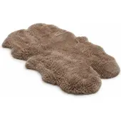 Infinity Leather Echte schapenvacht paddenstoel quad natuurlijke pluizige zijdezachte echte wollen tapijt
