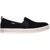 SKECHERS Geweven espadrilles voor dames (Zwart)