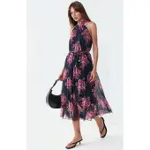 Busem Floral Maxi-jurk met Strikdetail