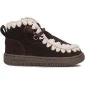 Shoesme suède sneakers - donkerbruin - maat 22 | Sneaker van