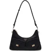 GUESS schoudertas Blake Convertible Shoulder Bag Black Logo zwart