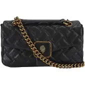 Kurt Geiger Dames Zwarte leren Pimlico-tas (OSFA), Casual, Klassiek, Leer 5374800109