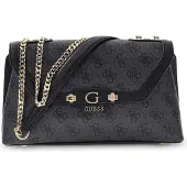 GUESS Schoudertas 'Lindsey Coal' zwart