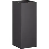 vidaXL Plantenbak Zwart 20 x 20 x 40 cm Koudgewalst staal
