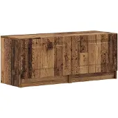 vidaXL LED-TV-kast UTRECHT, 3 stuks. Gemaakt van gerecycled hout en houtvezel