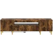 vidaXL LED-TV-kast DELFT, 153 x 35 x 43 cm, beukenhoutfineer