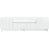 vidaXL LED-TV-kast EDE, 153 x 35 x 43 cm, hoogglans wit