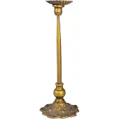 Clayre & Eef Kandelaar Ø 14x40 cm Goudkleurig Ijzer Kaarsenstandaard