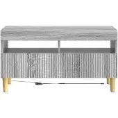 vidaXL LED-TV-kast ARNHEM, 81 x 35 x 43 cm, Sonoma-grijs, houtvezel