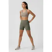 Tommy Life Korte Hoge Taille Slim-fit Leggings Met Ceintuur
