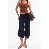 Busem Dames Sweatpants van Katoenmix met Rechte Pijpen