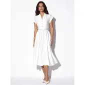 Busem Textured Gelaagde Maxi Jurk
