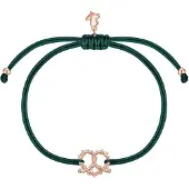Glanzstücke Armband rose-goud / groen