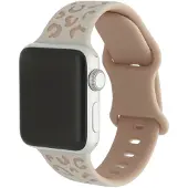 123Watches Wild bandje - siliconen - sterrenlicht roze - 38 · 40 · 41 & 42 mm - Geschikt voor Apple Watch series 1/2/3/4/5/6/7/8/9/10/11/12/SE/SE2/SE3