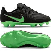 Nike Tiempo Maestro Club Gras / Kunstgras Voetbalschoenen (MG) Kids Zwart Felgroen Zilvergrijs