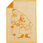 Arabia Moomin handdoek 50x70 cm Hemulen, oker