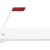 HAY Klemlamp Apex, rood, Werkkamer / Kantoor, metaal, Design, Klemlamp
