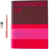 A-Journal Agenda Spiraal - Organiser 2027 - Bordeaux Roze