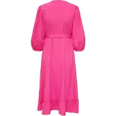 ONLY Enkel Dames Olivia Wikkeljurk (Fuchsia Paars)