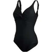 Speedo Dames/dames Brigitte One Piece Zwempak (Zwart)