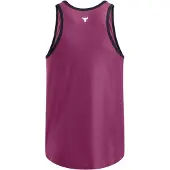Under Armour Heren-tanktop met ronde hals van Project Rock (Paars)