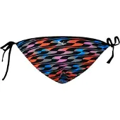 Puma Dames Golfpatroon Zijstrik Bikini Onderstuk (Zwart)