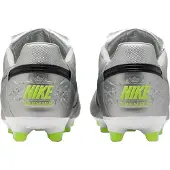 Nike Heren Premier 3 Classic Leather Firm Ground Voetbalschoenen (Zilver/Zwart)