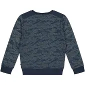 Farah Sweatshirt met ronde hals in camouflageprint voor kinderen (Blauw)