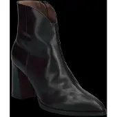 Wonders Dames Leren laarzen Velvet zwart (38), Leer, 3 tot 5 cm, Ritssluiting, Casual M-5444