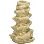 Plume Living Kerst | Kaarsenhouder Nerian | Beige | | H13xD8 cm