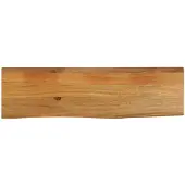 vidaXL Tafelblad met natuurlijke rand 120x20x2,5 cm massief mangohout