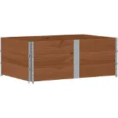 vidaXL Plantenbak 150x100 cm massief grenenhout bruin