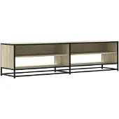 DKD Home Decor Tv-meubel 180,5x40x46 cm bewerkt hout sonoma eikenkleurig