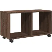 Super Merchant Rolkast 72x33x42,5 cm bewerkt hout bruin eikenkleurig
