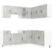 vidaXL 11-delig keukenkastenset Lucca, betongrijs, houtvezel