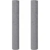 vidaXL Antislip verfdoek, 2 stuks, 10 m², 280 g/m², grijs