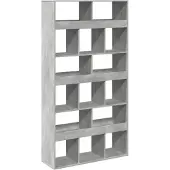 vidaXL Boekenkast 100x33x187,5 cm bewerkt hout betongrijs