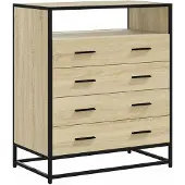 vidaXL Ladekast, Sonoma-eikenhout, 70x41x83,5 cm, houtvezel
