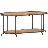 vidaXL Tv-meubel 100x42x40 cm massief acaciahout