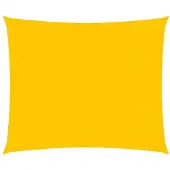 vidaXL Zonnezeil 160 g/m² 2,5x3 m HDPE geel