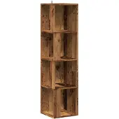 vidaXL Corner Cabinet 33 x 33 x 132 cm Engineered wood Oud hout