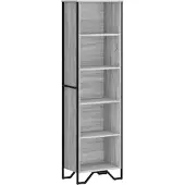vidaXL Boekenkast 50x31x169 cm bewerkt hout grijs sonoma eikenkleurig