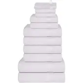 vidaXL 12-delige Handdoekenset FROGN 360 g/m² wit