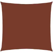 vidaXL Zonnescherm vierkant 2,5x2,5 m oxford stof terraccota